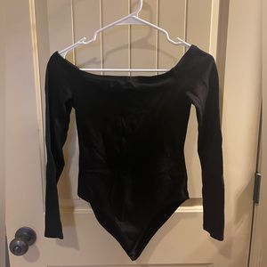 Black Long Sleeve Bodysuit